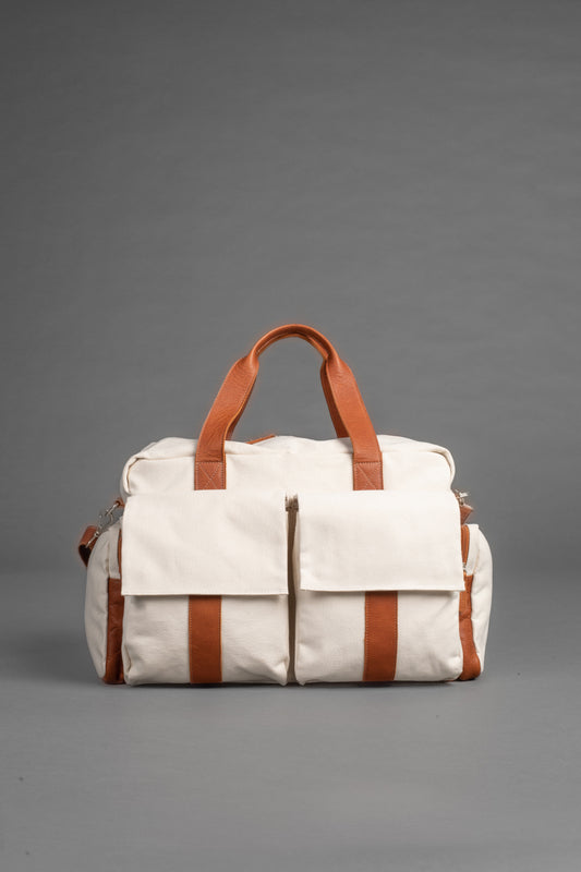 Mala Lona 2 Bolsos - Cru