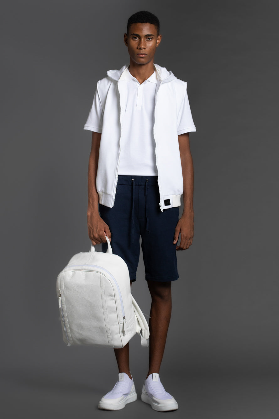 Bermuda Chino Moletom - Marinho