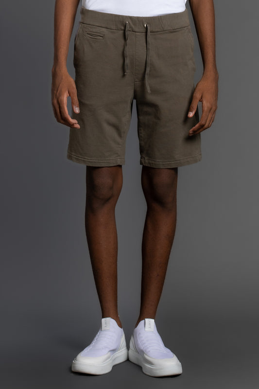 Bermuda Chino Moletom - Verde Militar