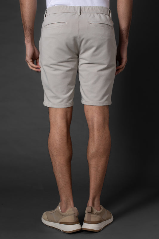 Bermuda Slim Moletom 5 Bolsos - Areia