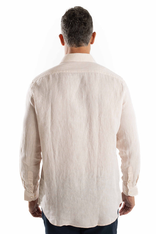 Camisa Manga Longa Linho - Areia