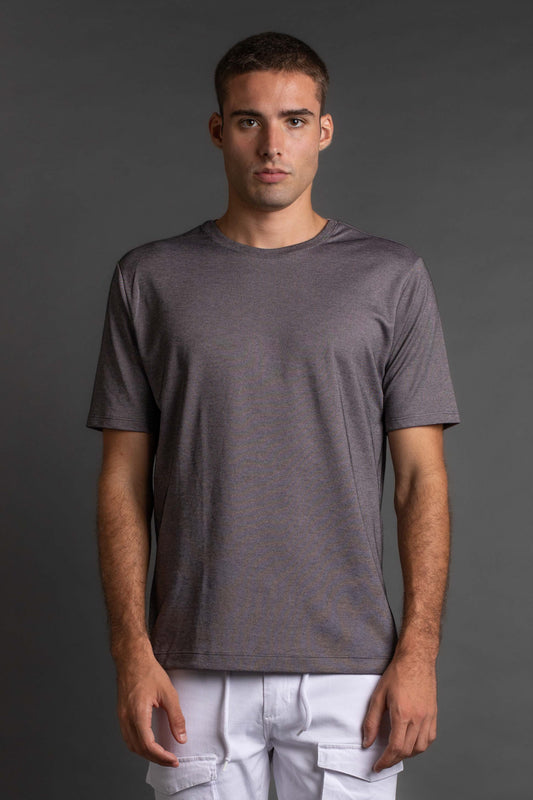 Camiseta Manga Curta Gola Redonda - Preto