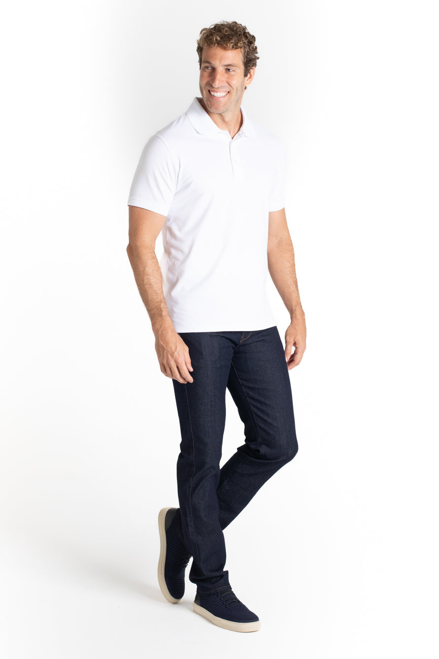 Calça Jeans Regular Fit - Azul Escuro