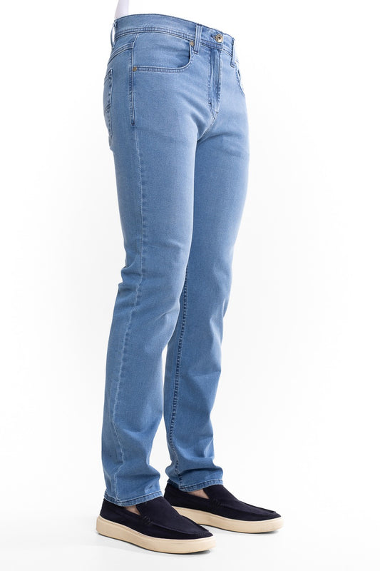 Calça Jeans 5 Bolsos - Azul.