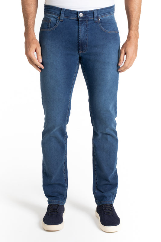 Calça Jeans Slim Fit - Azul Escuro
