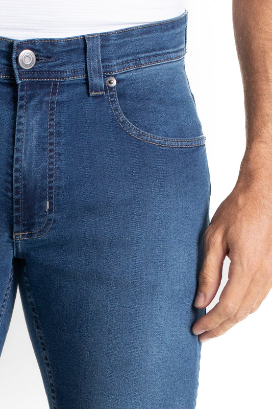 Calça Jeans Slim Fit - Azul Escuro