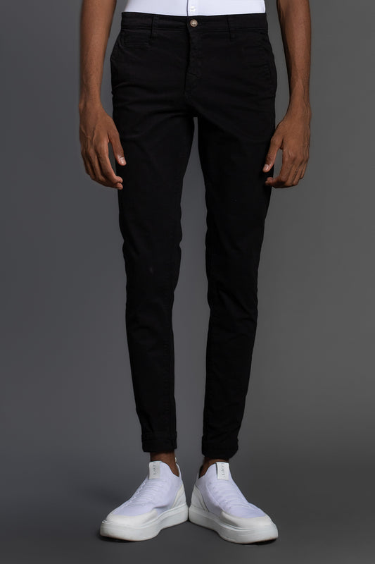 Calça Chino Clássica - Preto