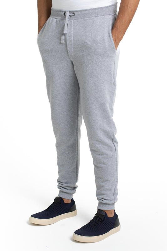 Calça De Moletom Bolso Faca - Mescla Cinza