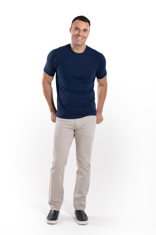 Calça Sarja 5 Bolsos - Areia