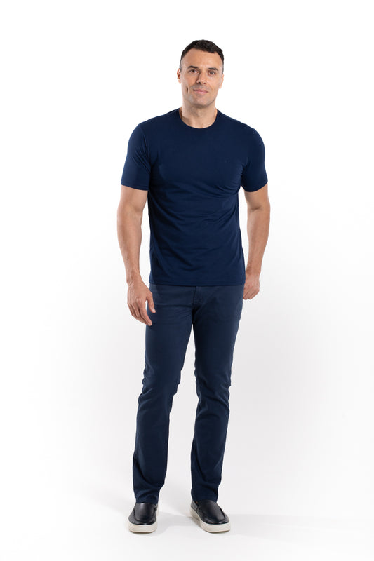 Calça Sarja 5 Bolsos - Azul Cobalto