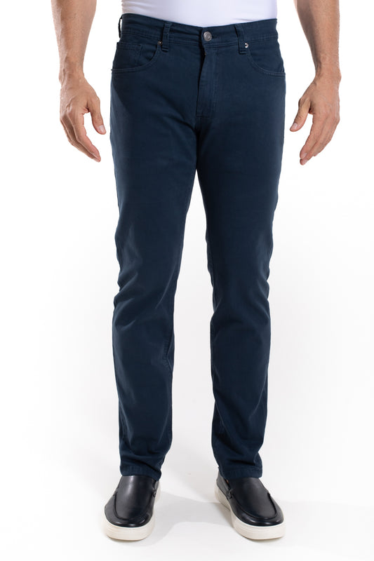 Calça Sarja 5 Bolsos - Azul Escuro