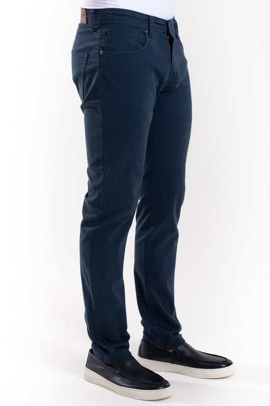 Calça Sarja 5 Bolsos - Azul Escuro