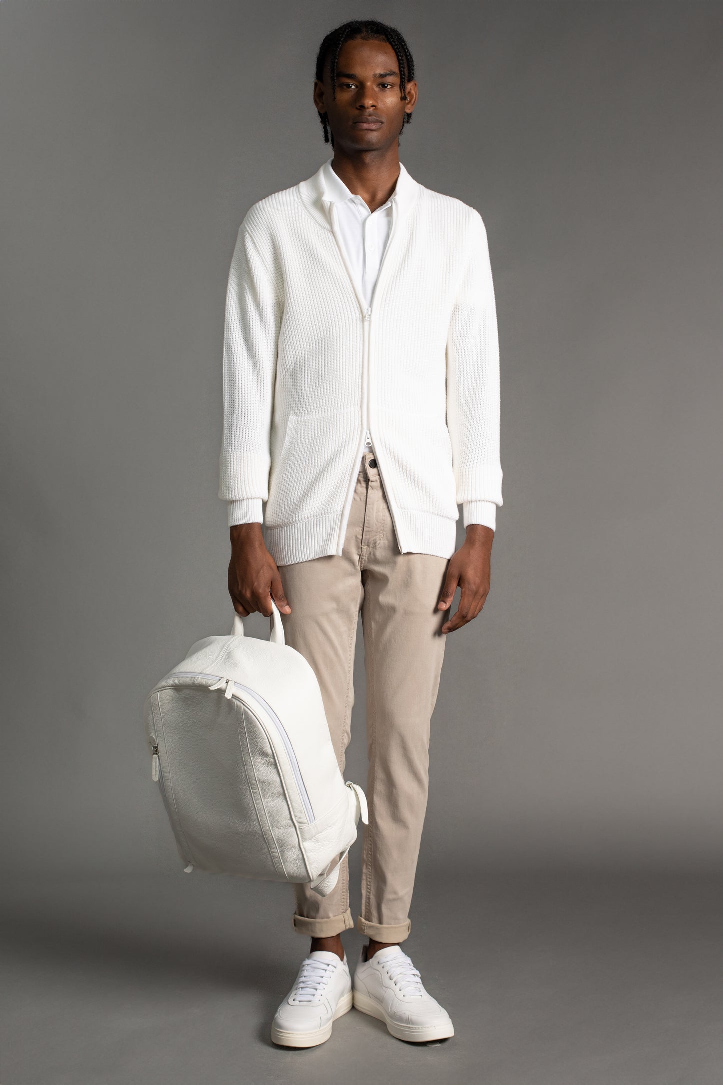Calça Sarja 5 Bolsos Slim - Areia