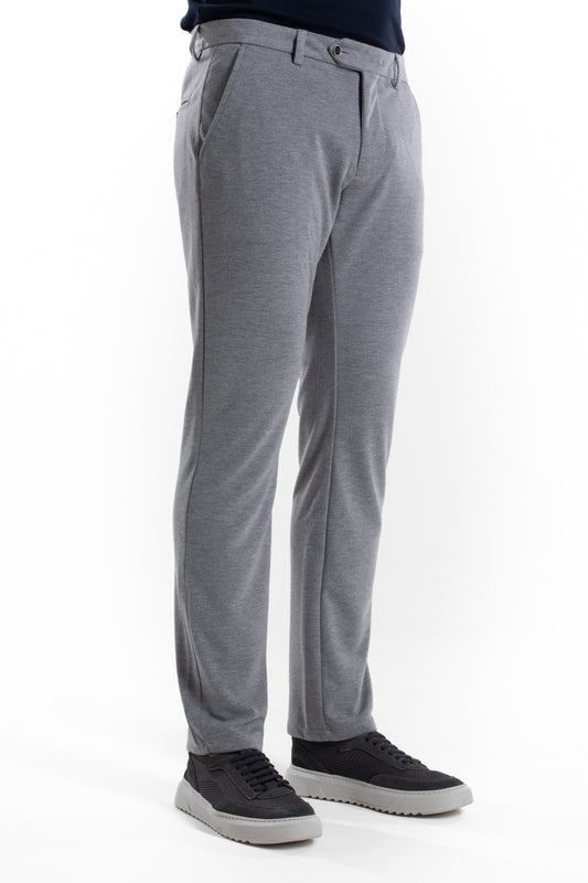 Calça De Malha Bolso Faca - Bege