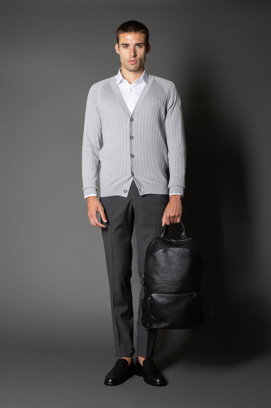 Calça Social Bolso Faca Slim Regulador Cós - Grafite