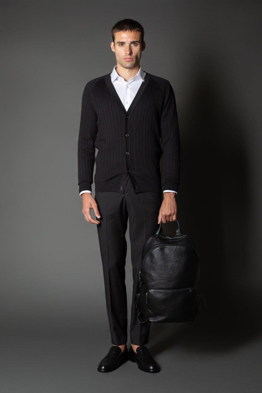 Calça Social Bolso Faca Slim Regulador Cós - Preto