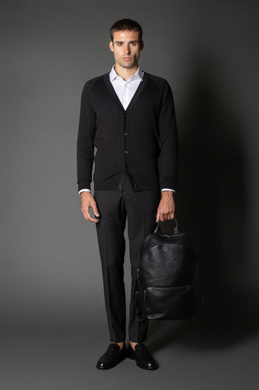 Calça Social Bolso Faca Slim Regulador Cós - Preto