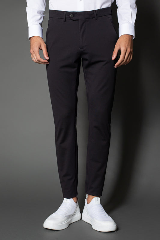 Calça Slim Malha Pima - Preto