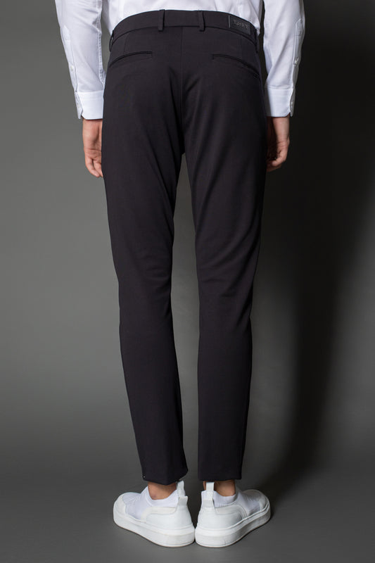 Calça Slim Malha Pima - Preto