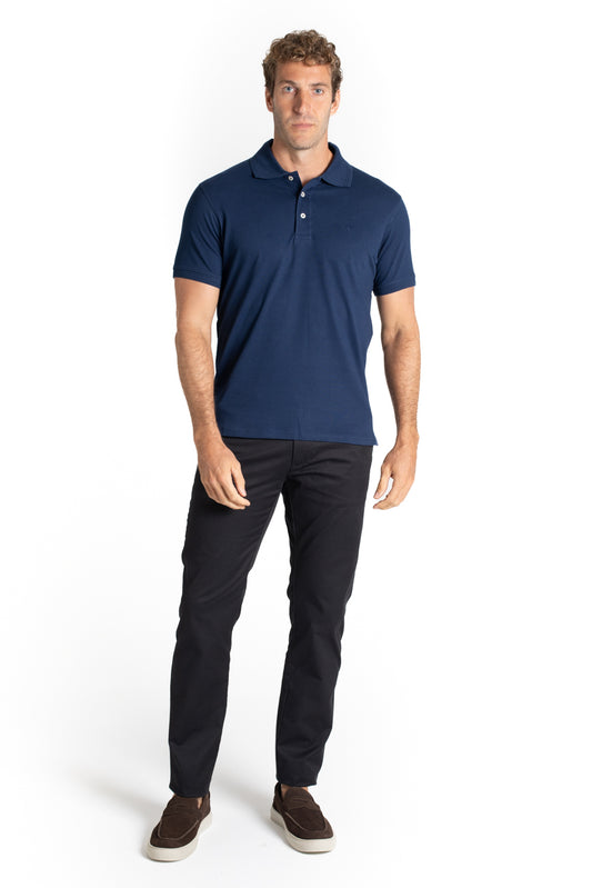 Calça Sarja Bolso Faca - Preto