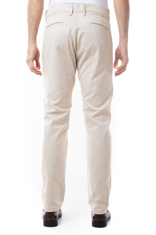 Calça Sarja Bolso Faca Slim Latteks - Areia