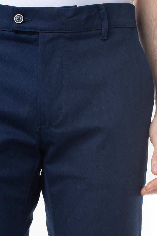 Calça Sarja Bolso Faca Slim Cots - Marinho