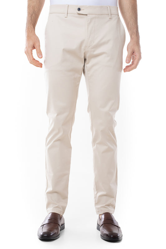 Calça Sarja Bolso Faca Slim Cots - Areia