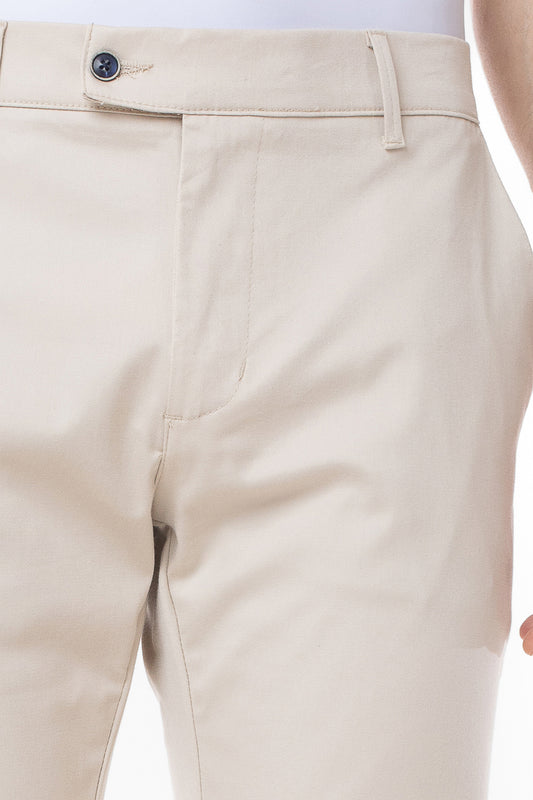 Calça Sarja Bolso Faca Slim Cots - Areia