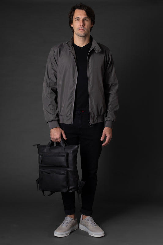 Calça Jeans Black Slim Com Detalhe Vermelho - Preto