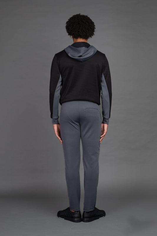 Calça Slim Neoprene - Chumbo