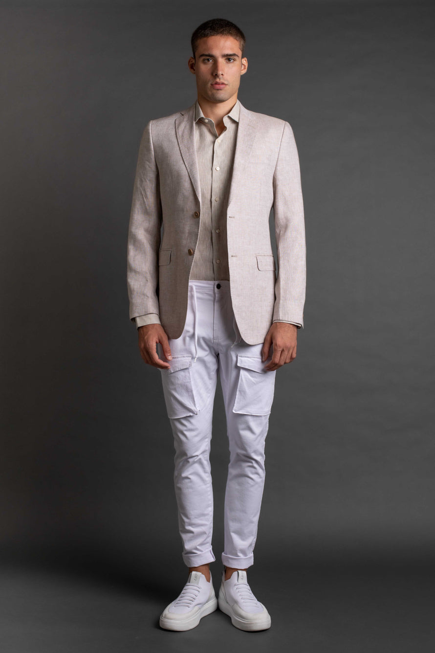 Camisa Manga Longa Linho - Khaki