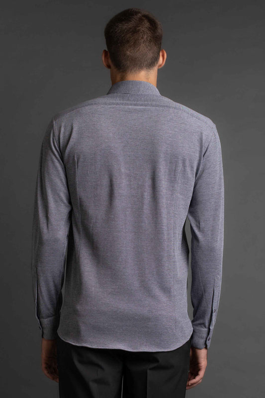 Camisa Manga Longa Algodão - Preto