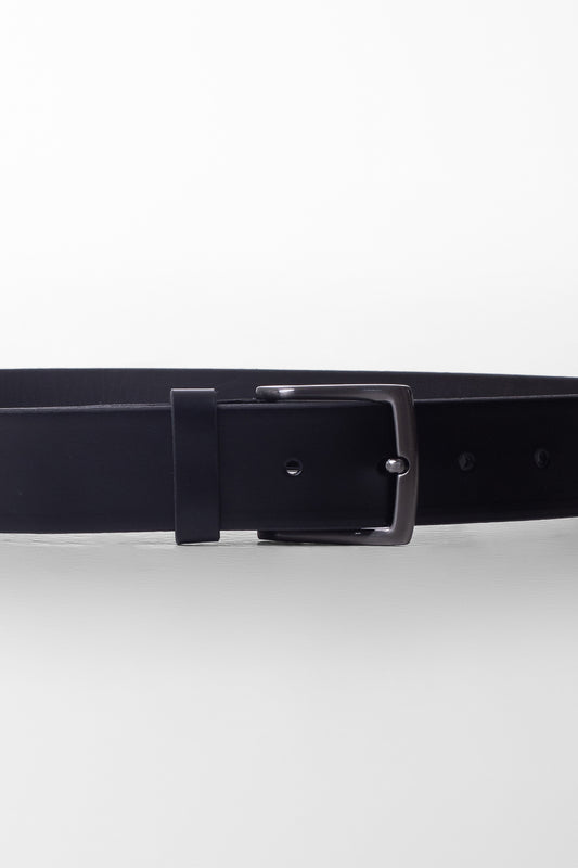 Cinto Couro Soleta Com Extensor - Preto