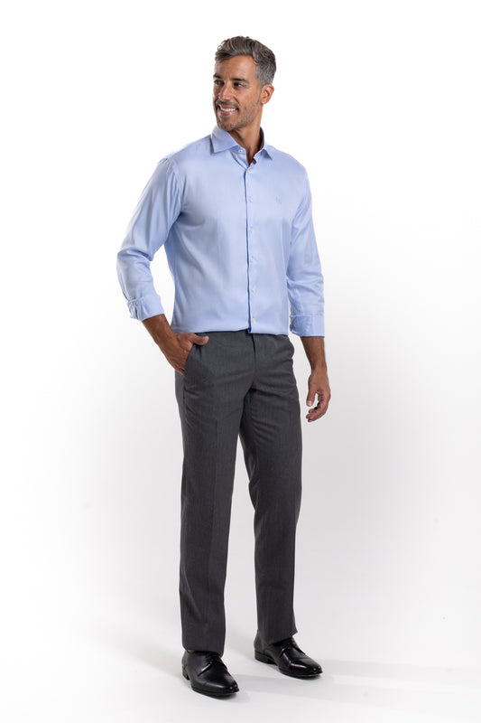 Calça Social Avulsa New Portland - Cinza