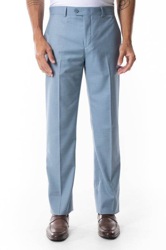Calça Social Lisa New Portland - Azul Claro