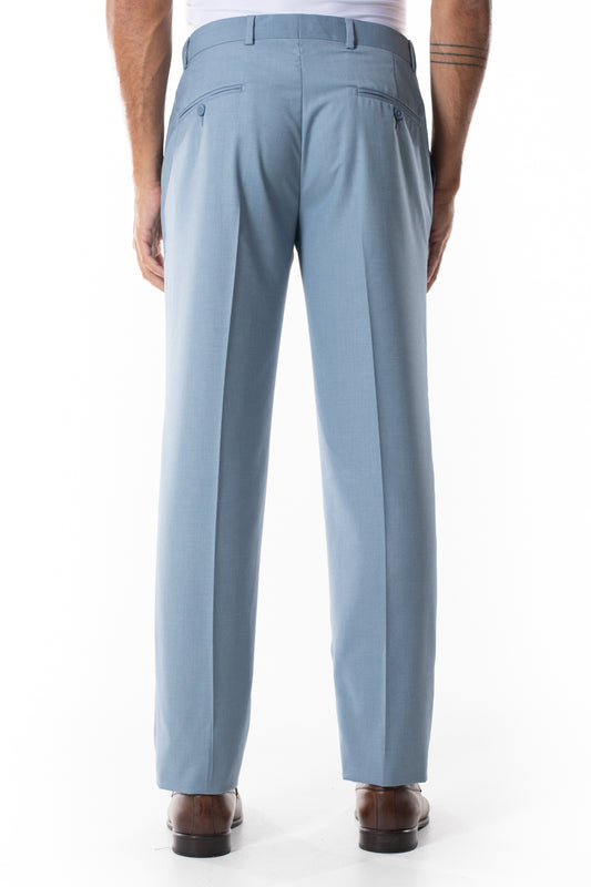 Calça Social Lisa New Portland - Azul Claro