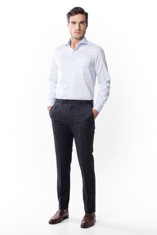 Camisa Social Maquinetada Ruth - Prata