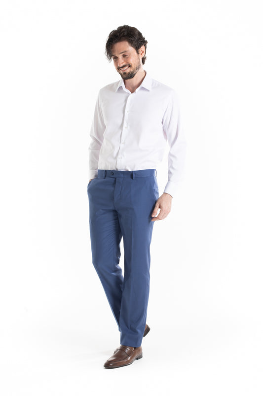 Camisa Social Slim Maquinetada Ruth - Branco