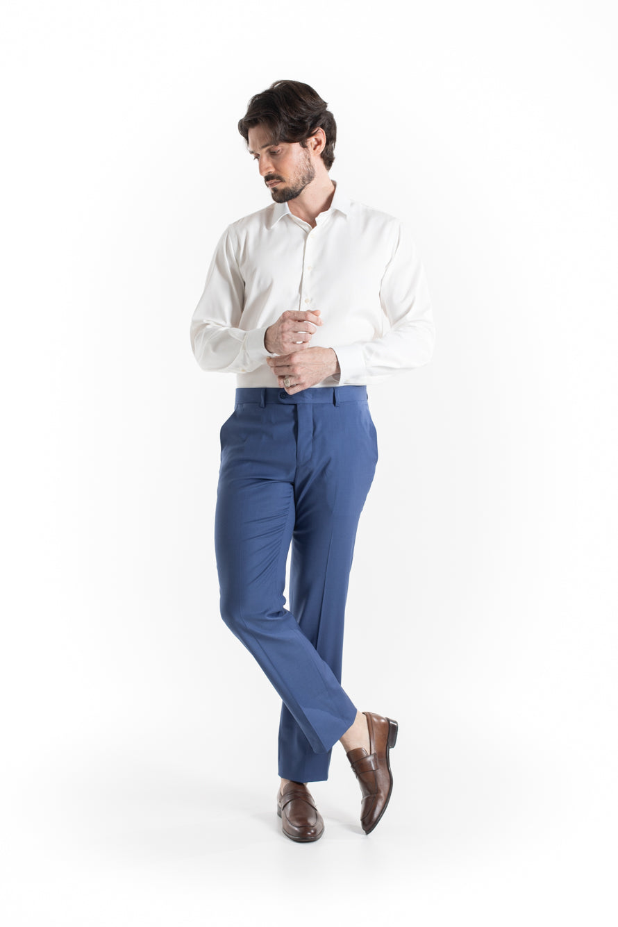 Camisa Social Slim Maquinetada Ruth - Off White