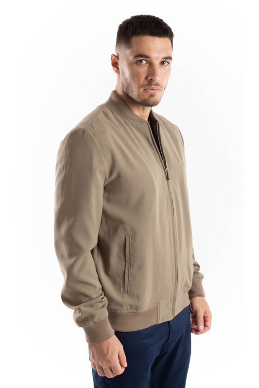 Jaqueta Bomber Microfibra - Khaki