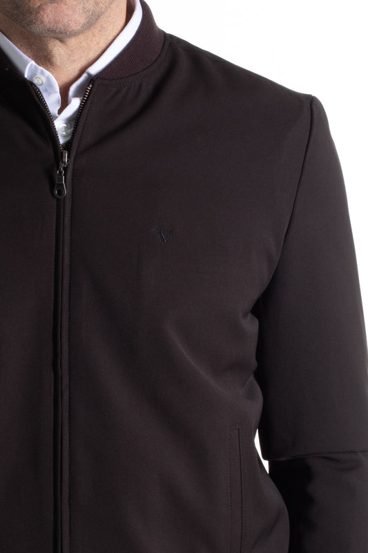 Jaqueta Bomber Microfibra - Cafe