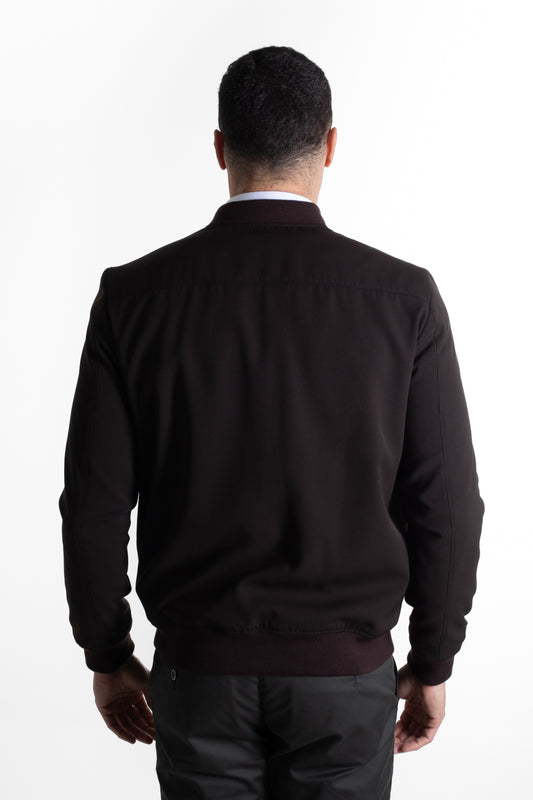 Jaqueta Bomber Microfibra - Cafe