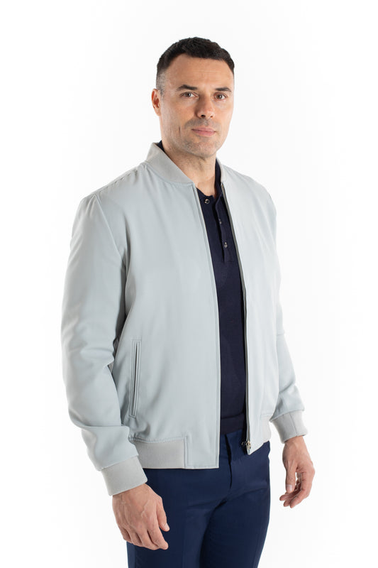 Jaqueta Bomber Microfibra - Gelo