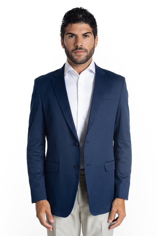 Paletó 1/2 Forro Algodão Classic - Azul Escuro