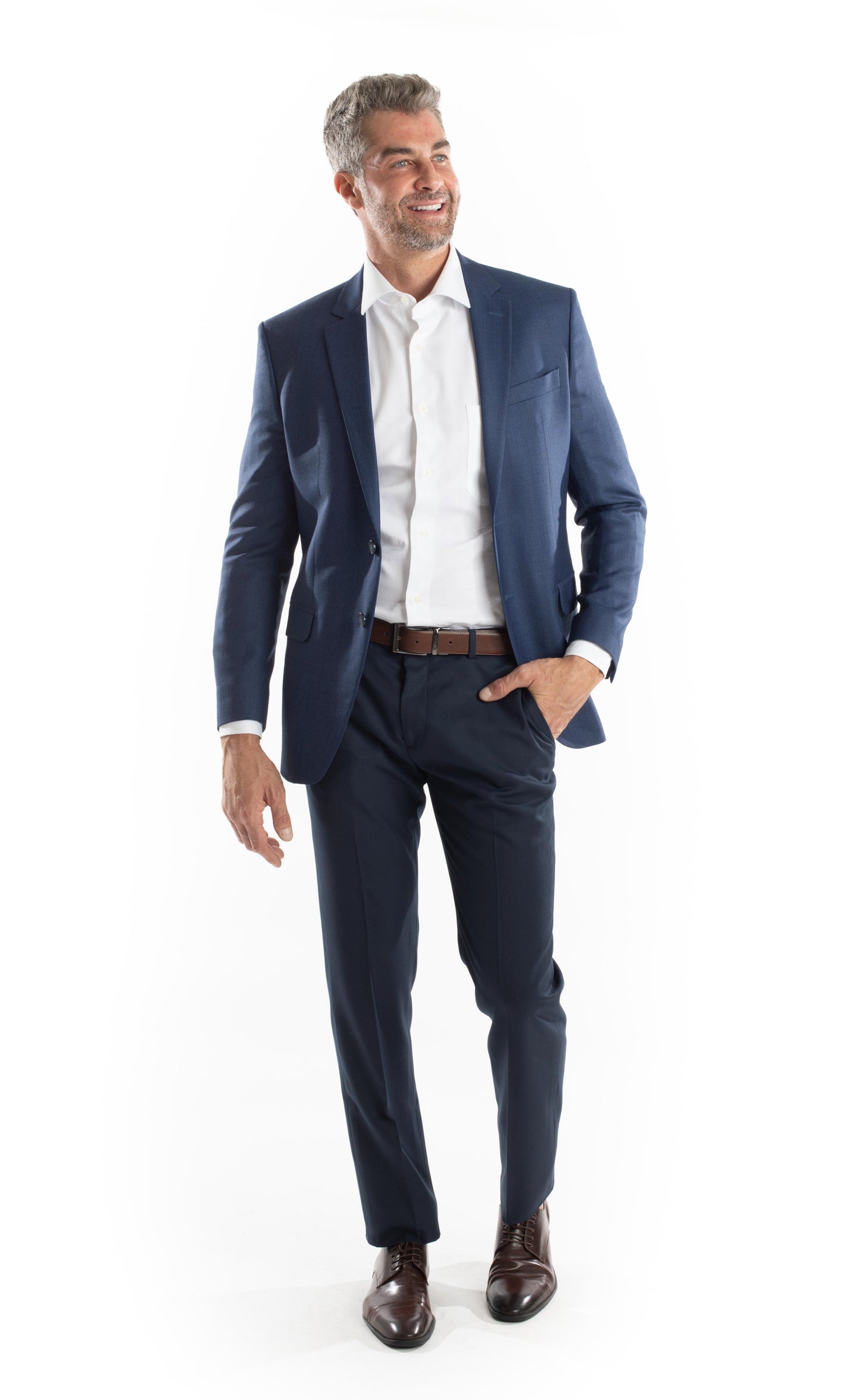 Paleto Fantasia Slim Canonico - Azul.