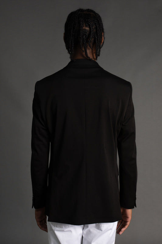 Paletó Sem Forro Slim Fit - Preto