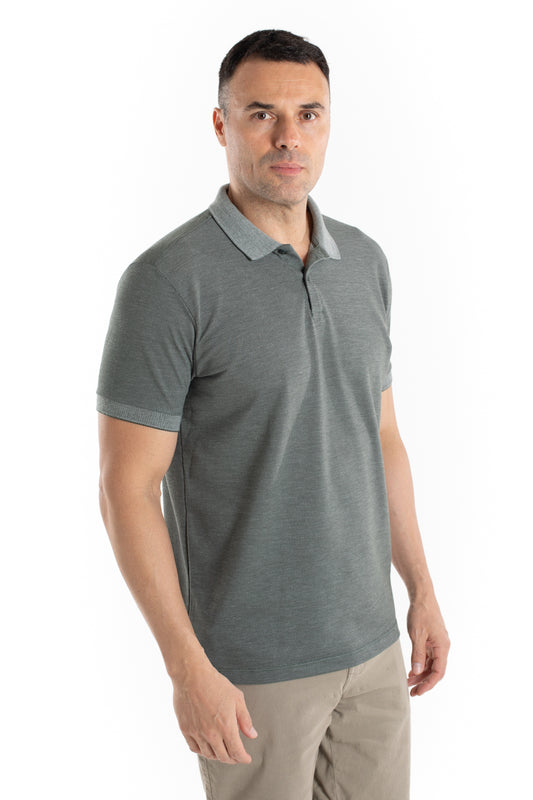 Polo Piquet Binada - Verde Escuro