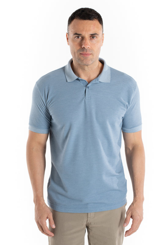 Polo Piquet Binada - Azul Medio