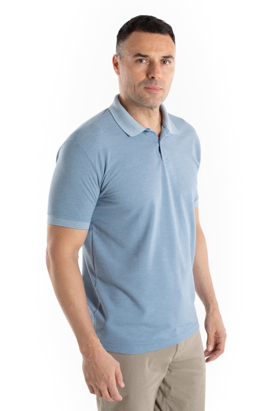Polo Piquet Binada - Azul Medio