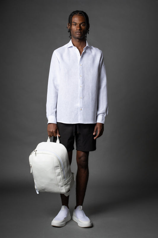 Shorts Liso Bolso Grande - Preto